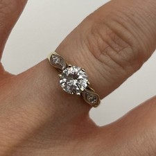 Diamonique Solitaire With
