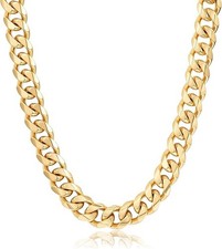 Men 9ct gold filled - filled, cuban