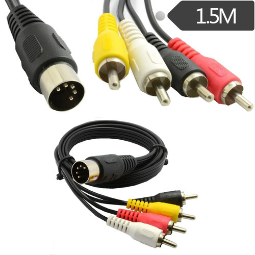 Pin din male midi cable - din, 4
