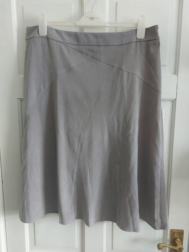 Damart grey faux suede midi - faux,