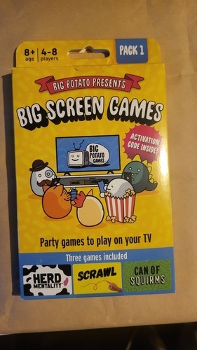 Big potato presents screen - potato,