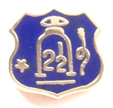 Orange Lodge Shield Shape 2