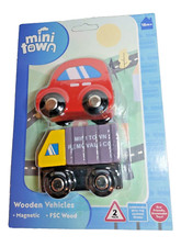 Wooden Removals van and Red