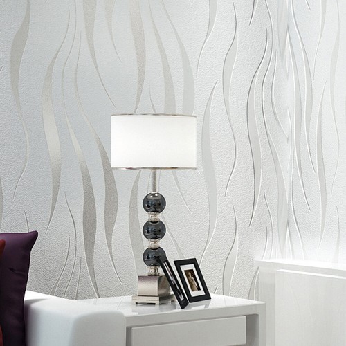 Plain white silver - white,