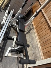 York Sturdy 3 Position Bench With Dip Handles And Additional Leg Extension