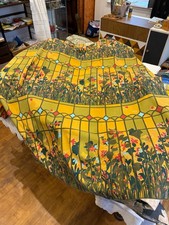 Vintage Heals Pair of Curtains, Town Flowers by Anne Mackinnon