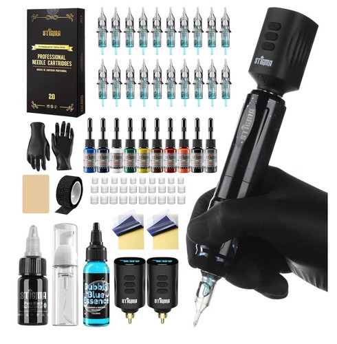 Wireless tattoo gun kit - tattoo,