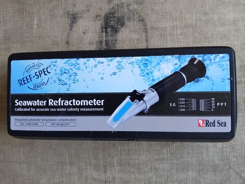 Red sea seawater refractometer - red,