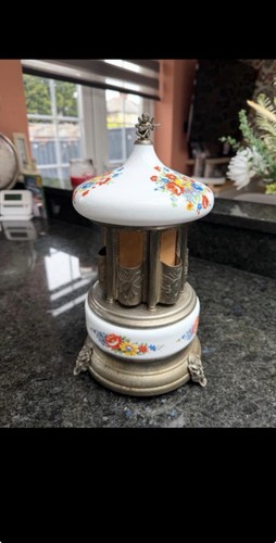 Reuge vintage hand painted - reuge,