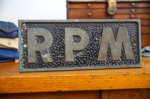 Vintage tachometer rpm gauge - tachometer,