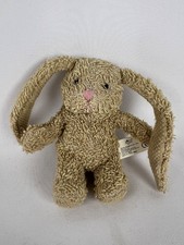 Russ Berrie Home Bitty Buddies Bunny Terry Cloth Towelling  Soft Plush Toy 4.5"*