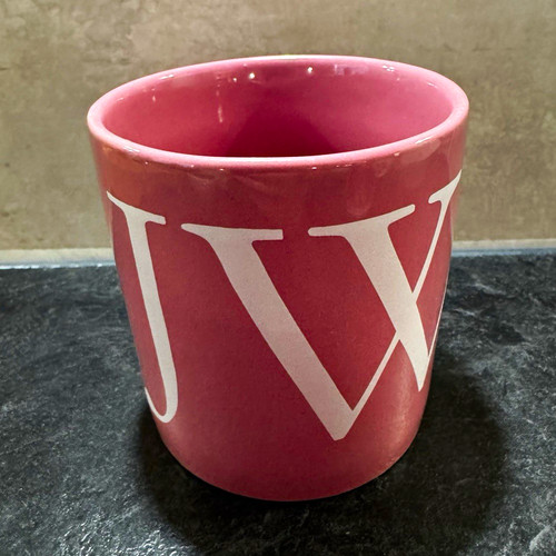 Jack wills pink ceramic coffee - ceramic,