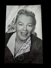 Gracie Fields - Hand Signed Photograph 