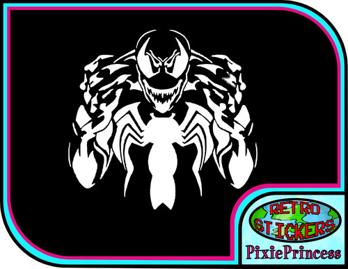 Venom marvel vinyl sticker - m,