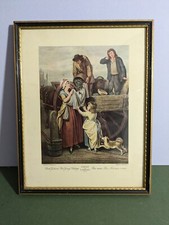 Cries Of London Framed Print Peas Vintage/Antique Plate7