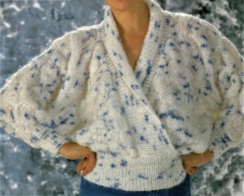 Reversible batwing sweater - reversible,