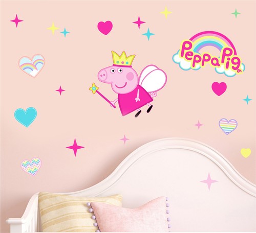 Fairy peppa pig wall art - fairy,