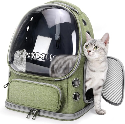 Cat carrier backpack - carrier, clear