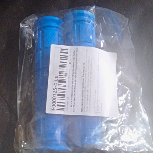 Blue rubber anti skid - 2x,