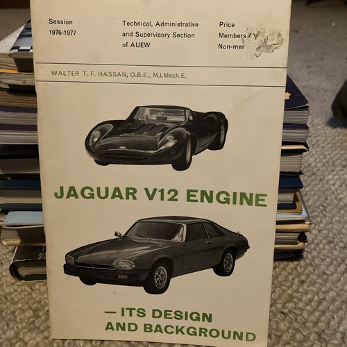 Jaguar v12 engine s - engine, it’s