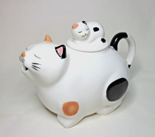 Cat kitten teapot - cat,