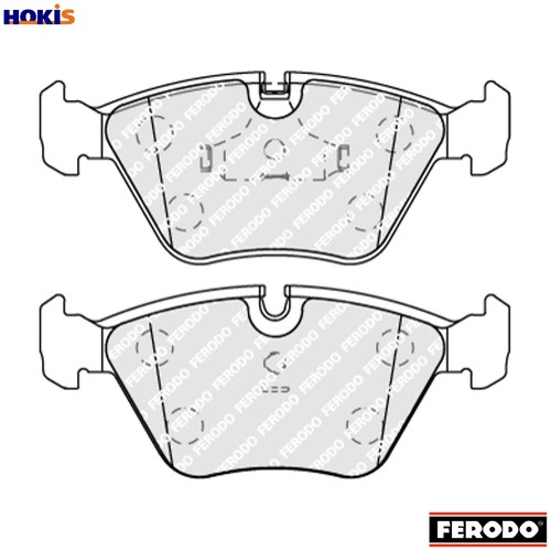 Brake pad set disc - set,