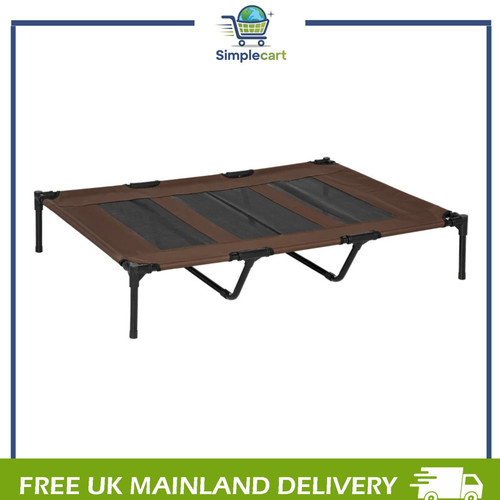 Elevated dog bed cooling - elevated,