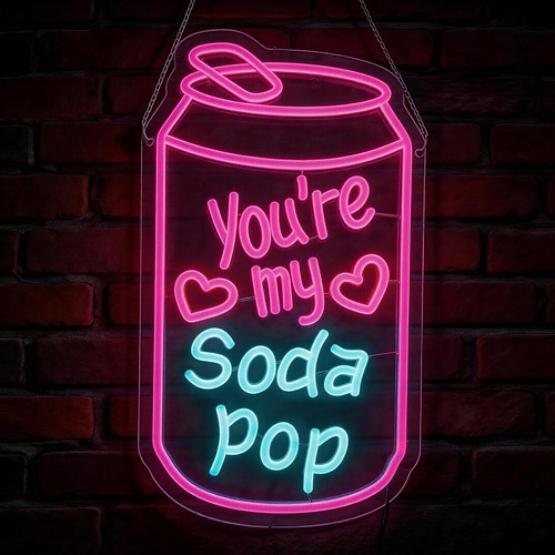 Kpop soda pop neon sign - kpop,