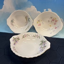3 X Scotttish Thistle Lochinvar Queen Anne Old Country Spray Louise Bowls