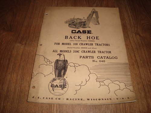 Vintage case backhoe model - vintage,