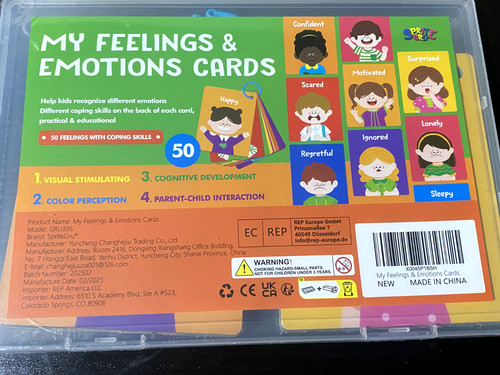 Feelings and emotions - emotions, card
