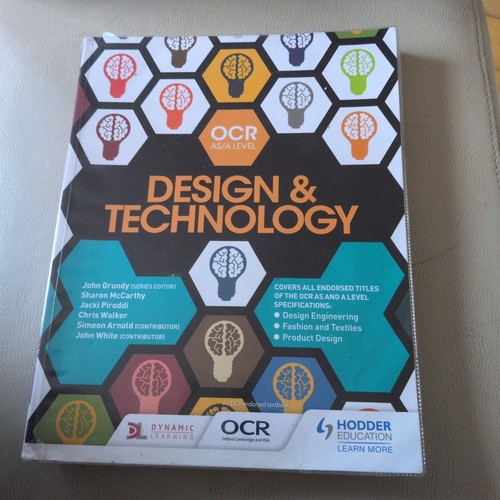 Ocr design and technology for - design,