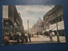 Postcard of Grainger Street, Newcastle-on-Tyne (posted 1905 Valentine's)