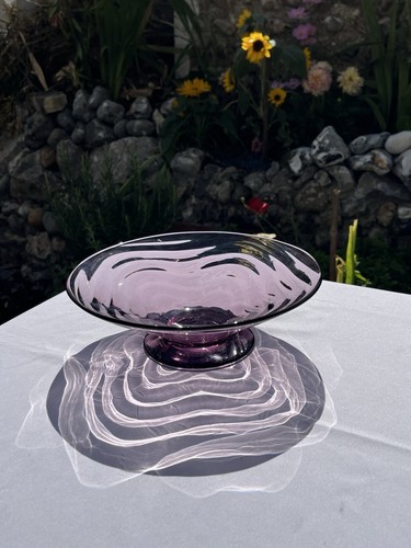 Thomas webb glass fruit bowl - webb,