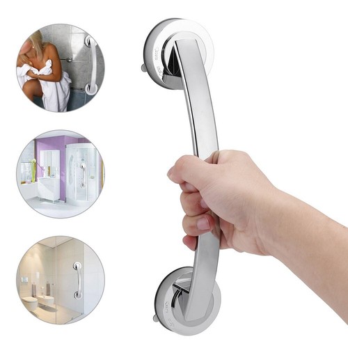 Bathroom suction cup grab bar - cup,