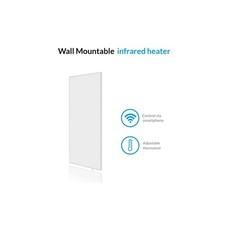 electriQ 700W Infrared Wall Mountable Panel Heater - Low Energy