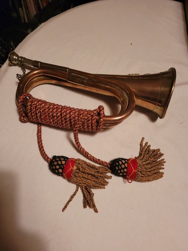 British army antique bugle - army,