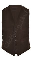 Mens Moleskin Waistcoat Cotton