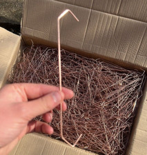 100 POWDER COATING V-HOOKS  -