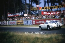 FERRARI 250 GT SWB SEFAC LE MANS 1962 35MM SLIDE PHOTOGRAPH ED HUGUS GEORGE REED