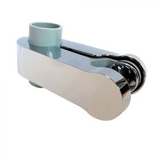 Aqualisa Pinch Grip Shower Head Handset Holder Chrome Grey Modern 25mm 910314