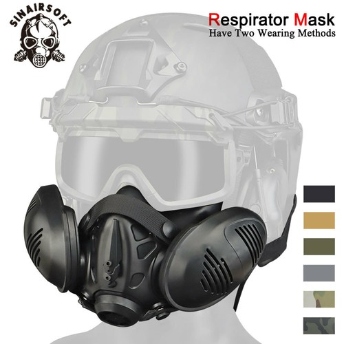 Tactical bilateral respirator - tactical,