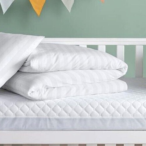 Cot bed duvet microfibre - cot, satin