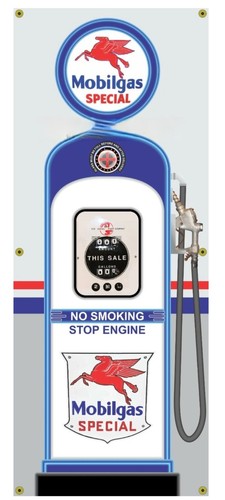Mobil gas pump wayne 50s - 50s, style