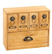 Wooden 5 Drawers Storage