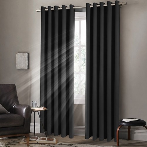 2pcs blackout curtains eyelet - 2pcs,
