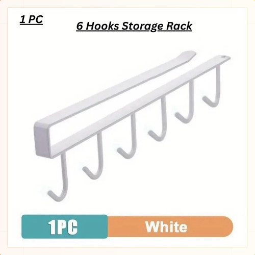 Hooks under shelf kitchen - 6,
