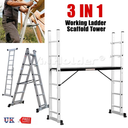 Aluminium multi purpose ladder - multi-purpose,