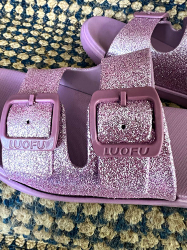 Luofu purple glitter double - glitter,