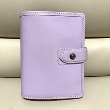 Filofax Malden Mini 6 Orchid Leather Personal Organizer Planner Compact Stylish